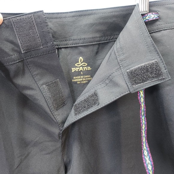 prAna Silvana Boardshorts Black Drawstring Performance Swim - Picture 9 of 16